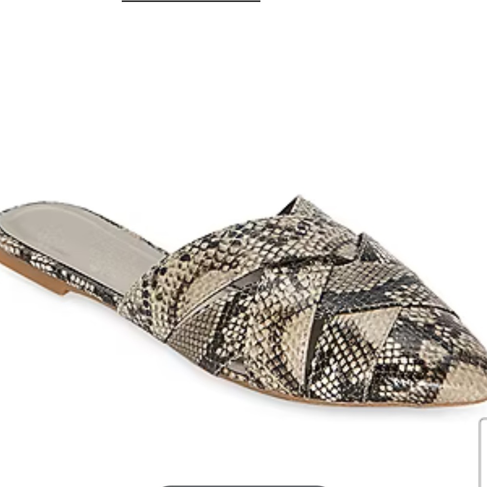 Snake print sandals size 8